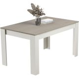 Mesa de Comedor, Mesa de Salón Fija, Color Andersen Pino Gris, Medidas: 140 cm (Largo) x 80 cm (Ancho) x 75 cm (Alto)