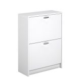Zapatero Recibidor Blanco, Mueble Auxiliar Estrecho