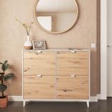 Mueble Zapatero - Almacenamiento Elegante y Práctico | 97,4 x 116,8 x 20 cm (alto x ancho x fondo)