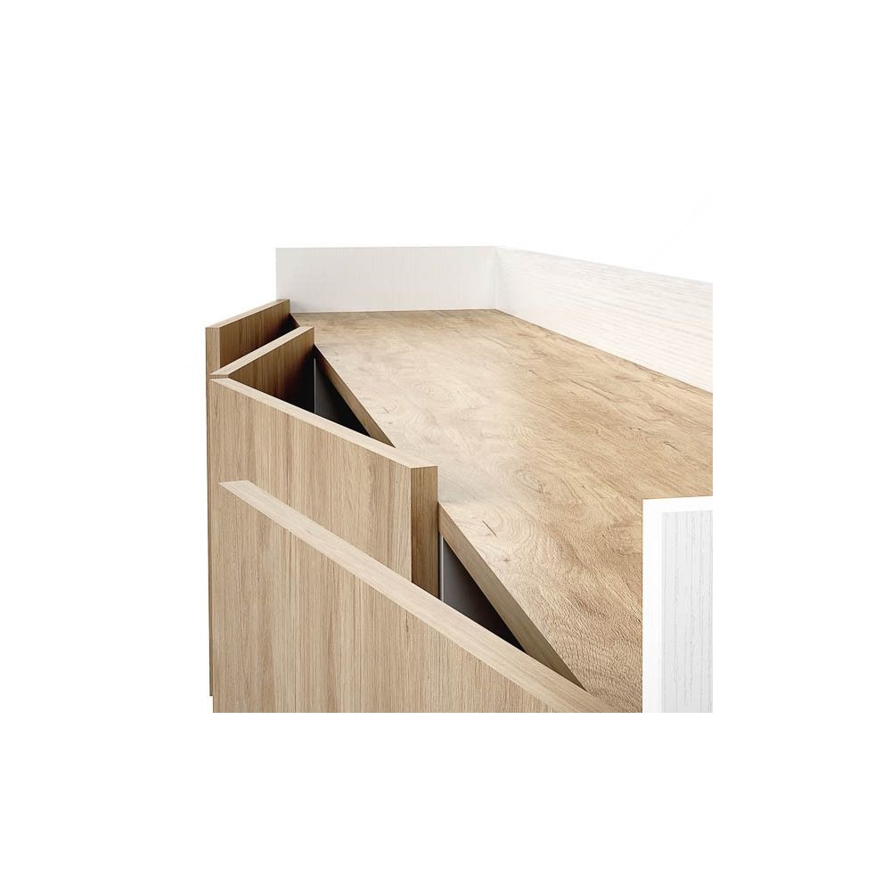 Mueble-Mesa Tv, Salón Comedor 4 Puertas, Armario Auxiliar
